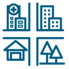 Urban rehabilitation programs to promote the rehabilitation of buildings with sustainability and accessibility criteria.